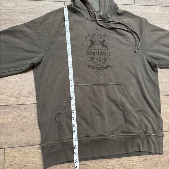 Vintage Express Distressed Hoodie - Picture 4 of 8